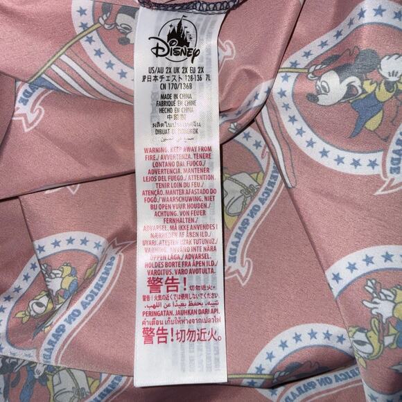 Walt Disney World 50th Vault Collection America On Parade Windbreaker Jacket 2X - Picture 11 of 11